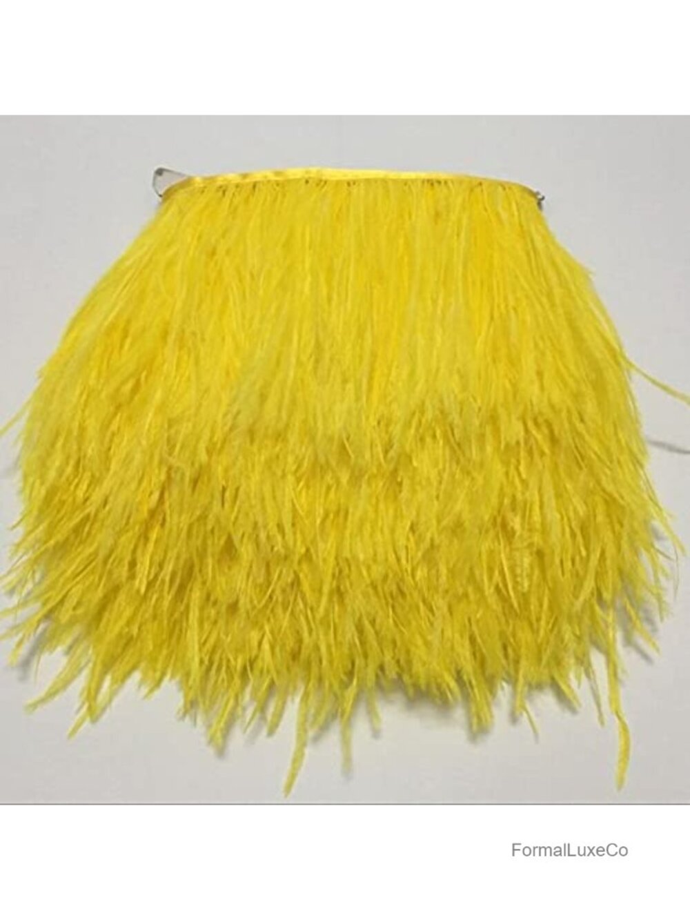 Ostrich Feather Trim Fringe Satin Sewing Crafts Costumes Wedding Decor 2 Yards